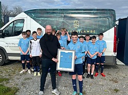 Tomas from Sullivan & Lambe U13s Kit Sponsor 2024