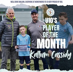 September 2024 Kallum Cassidy U10’s